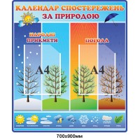 Стенд Календар спостережень за природою